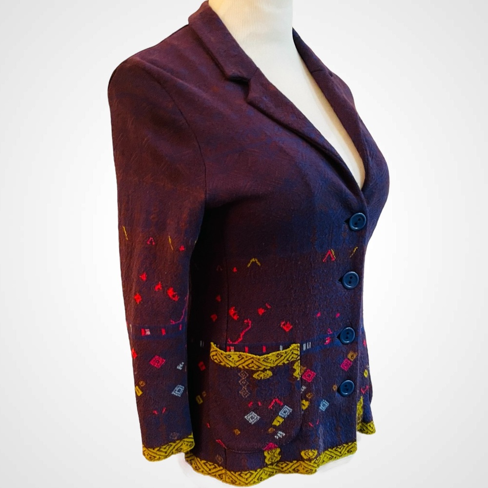 Catherine Andre Button Front Jacket Size Medium F… - image 4